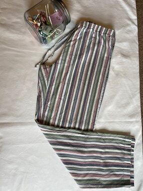 GapBody Poplin Pan Cotton Pajama Pants Size Medium